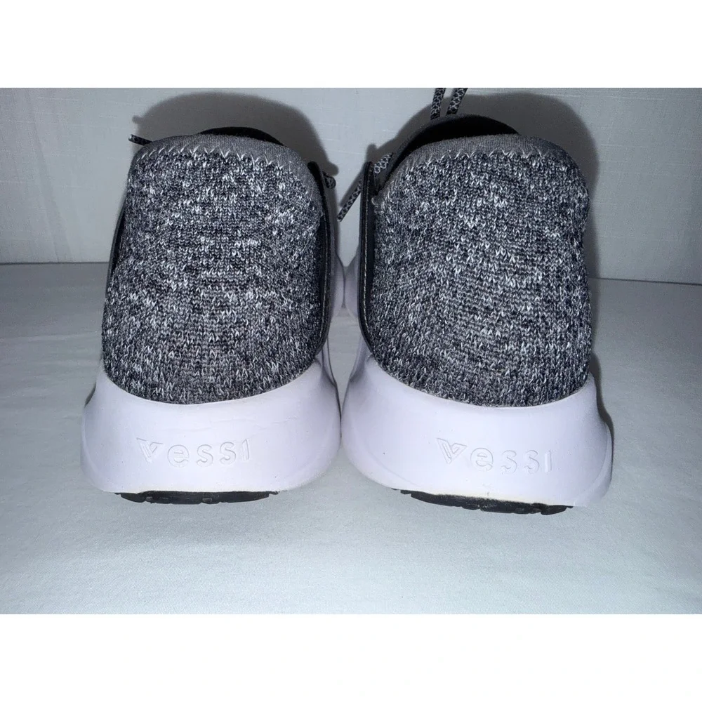 Vessi Everyday Waterproof Sneakers Women's 9 Gray‎ Knit Lace Up Comfort Shoes